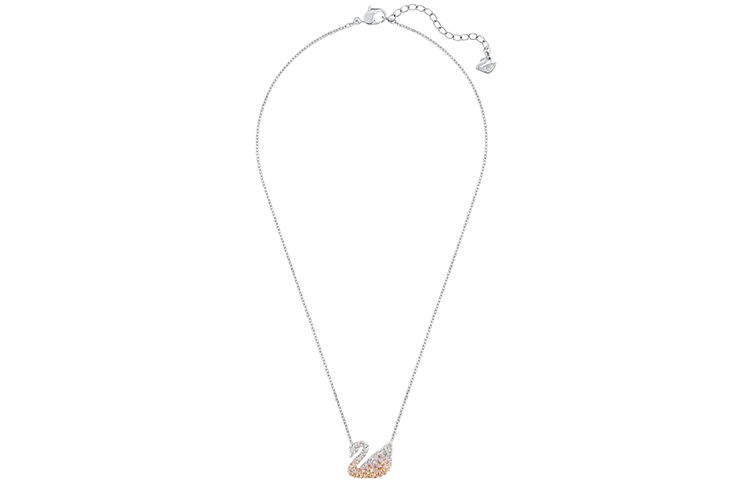 (Women) Swarovski Swan Pink Gradient Crystal Necklace & Earrings Set for Women. 5215037+5215034 圖 6