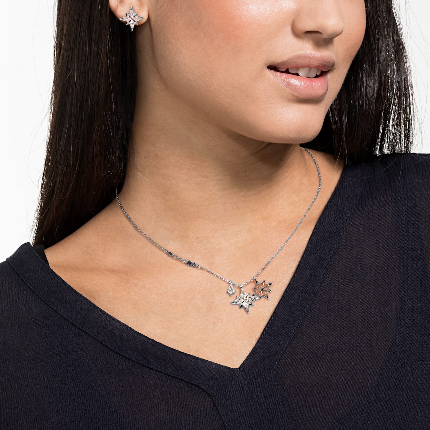 Details for (W) 施華洛世奇女性星星項鍊及耳環套組 5517182