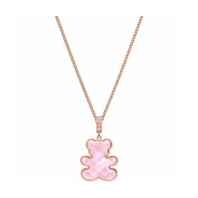 (Women) Swarovski Teddy Bear Crystal Pendant Necklace for Women. 5409512