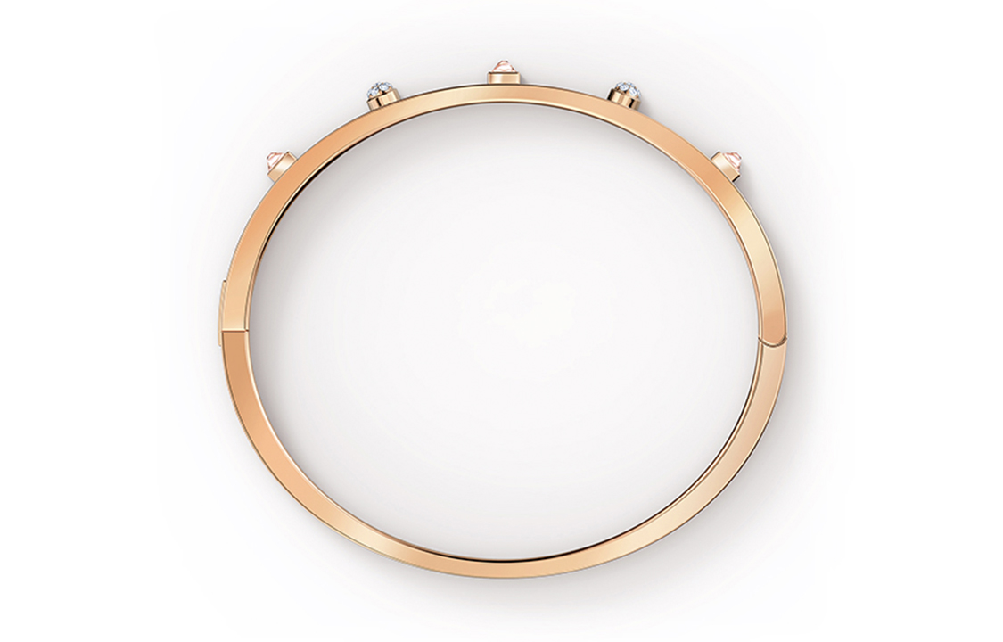 Shop (W) 施華洛世奇驚艷現代玫瑰金水晶手鍊 女款 5555746