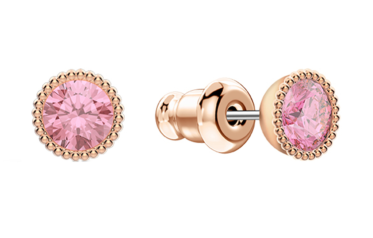 Details for (W) スワロフスキー トゥゲザー ジュエリーセット レディース - ネックレス, ブレスレット, ピアス ローズゴールド. 5568030