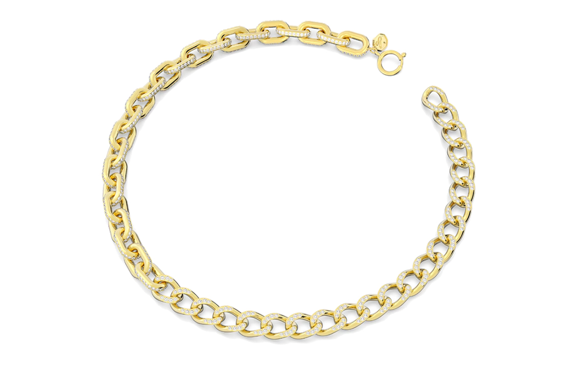 (Women) Swarovski Trendy Fashion Necklace for Women - Gold 5655788 圖 3