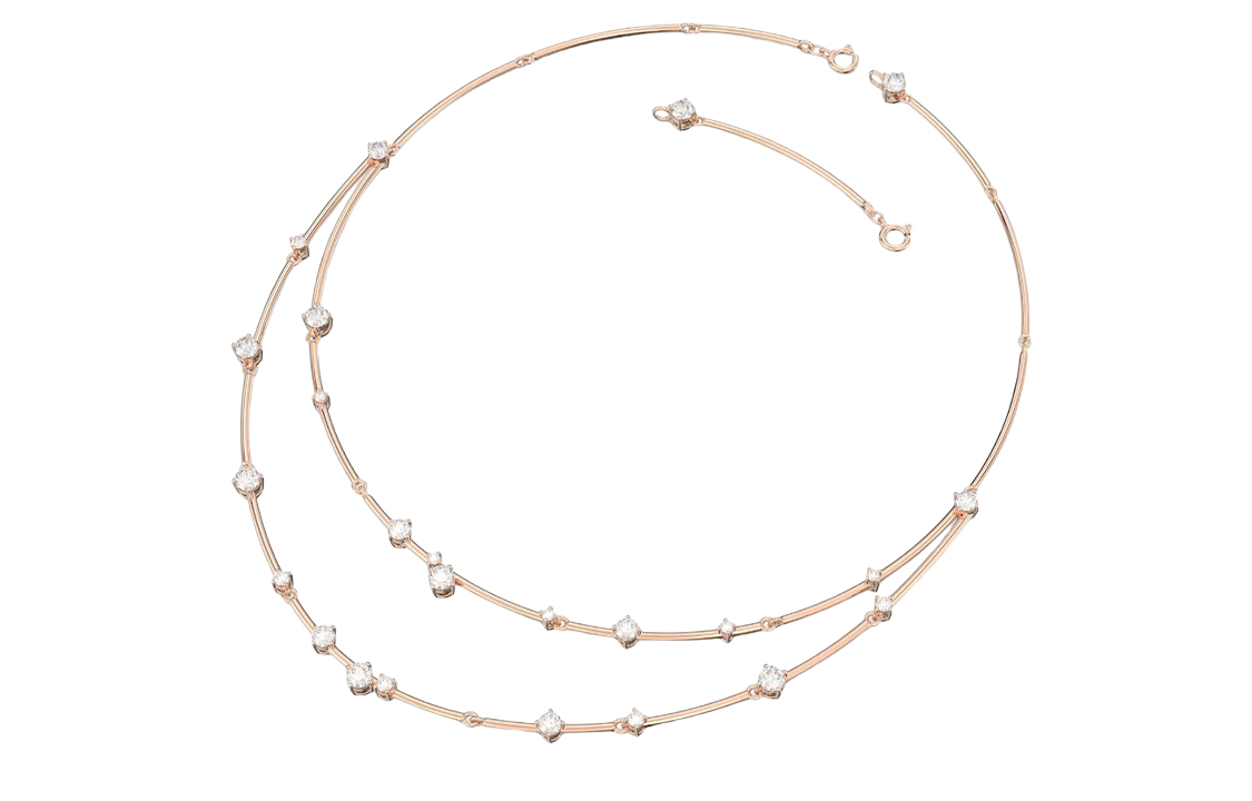 (Women) Swarovski Trendy Fashion Necklace for Women in Rose Gold. 5640283 圖 4