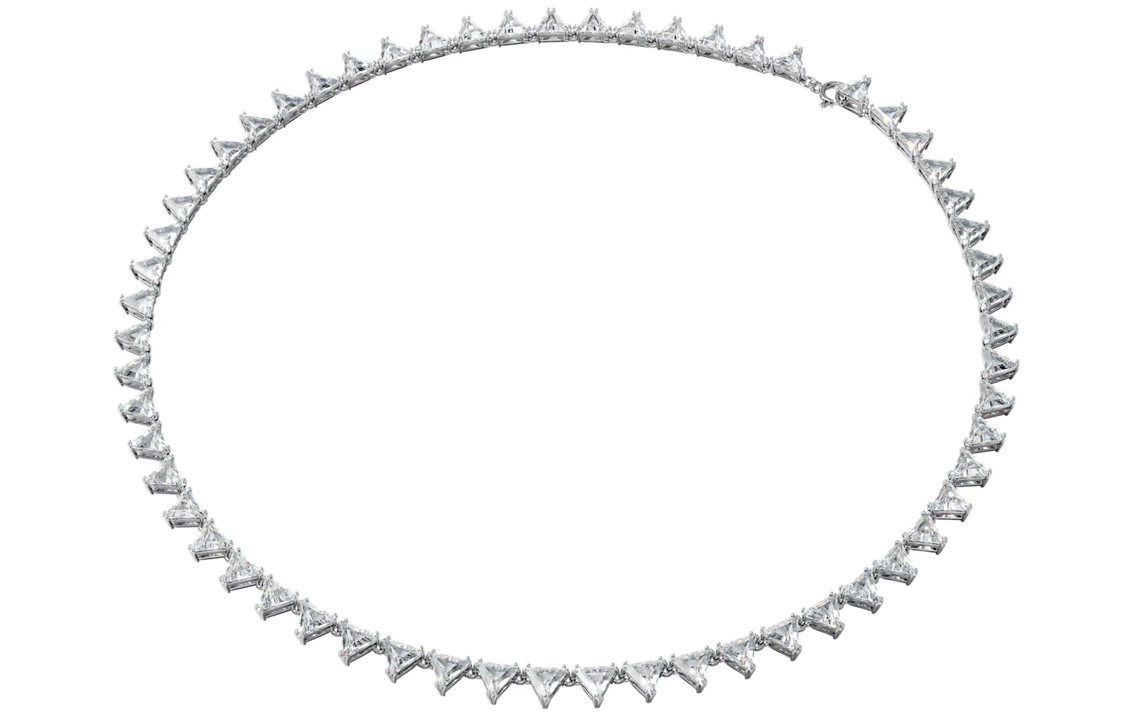 (Women) Swarovski Triangle Cut Necklace for Women - Silver 5599191 圖 2