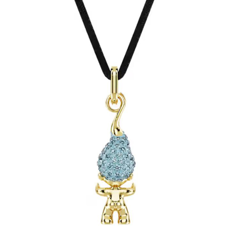 (Women) Swarovski Trolls Pendant Necklace Blue Crystal Jewelry for Women. 5691942 圖 3