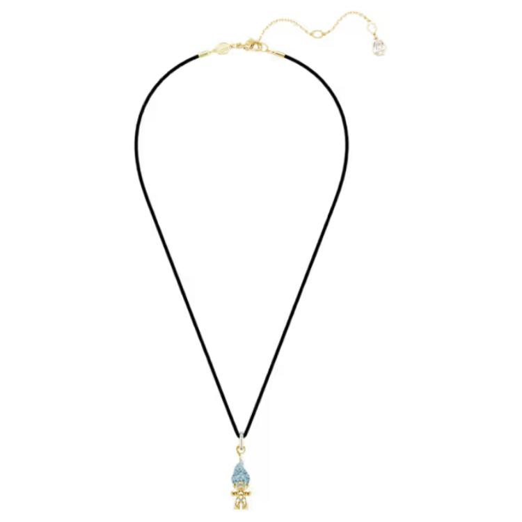 (Women) Swarovski Trolls Pendant Necklace Blue Crystal Jewelry for Women. 5691942 圖 4