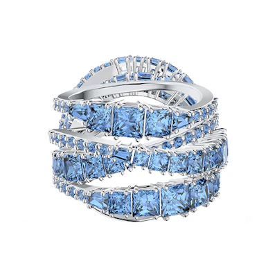 (Women) Swarovski Twist Spiral 125th Anniversary Artificial Crystal Ring for Women. 5582809