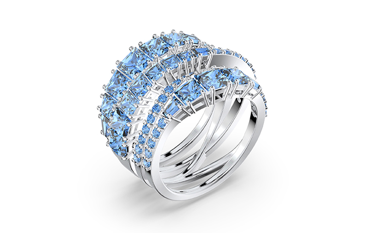 Lookbook (W) 施華洛世奇Twist Spiral 125週年限量款人造水晶戒指女款 5582809