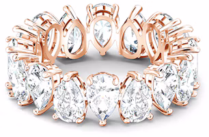 Order (Women) Swarovski Vittore Pear Ring for Women in Rose Gold Plating. 5585425