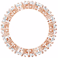Lookbook (Women) Swarovski Vittore Pear Ring for Women in Rose Gold Plating. 5585425
