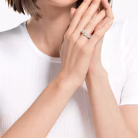 Purchase (Women) Swarovski Vittore Pear Ring for Women in Rose Gold Plating. 5585425