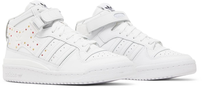 (W) 施华洛世奇 x 阿迪达斯 Forum 中帮 '白黑' GY0819 Cheap (W) 施华洛世奇 x 阿迪达斯 Forum 中帮 '白黑' GY0819