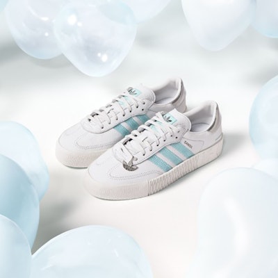 (W) スワロフスキー×adidas サンバローズ 白/クリアアクア GZ8618 Sizing (W) スワロフスキー×adidas サンバローズ 白/クリアアクア GZ8618