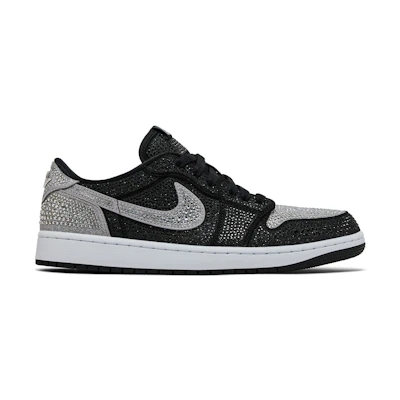 (W) Swarovski Jordan Air 1 Low 'Stealth'