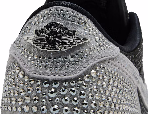 (W) Swarovski x Air Jordan Air 1 Low OG 'Stealth' Malaysia Edition HM9208-001 3
