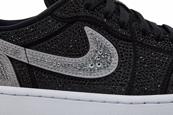 (W) Swarovski x Air Jordan Air 1 Low OG 'Stealth' Malaysia Edition HM9208-001 4