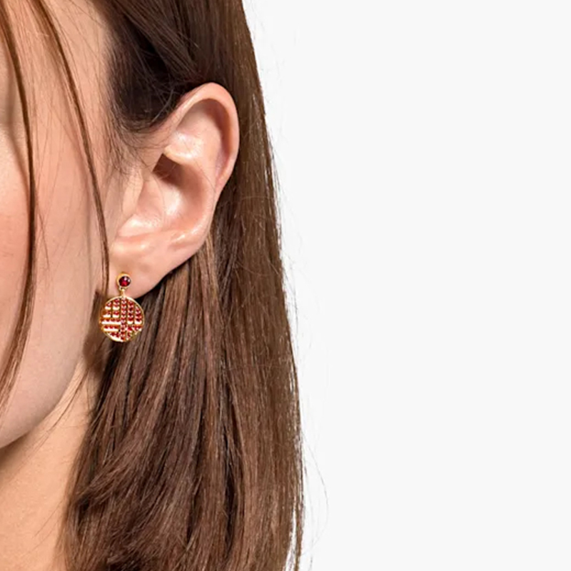 Purchase (W) 施華洛世奇x故宮限量版紅色福字耳環套組女款 5539915