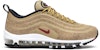 Kasut Wanita Swarovski x Nike Air Max 97 LX 'Emas Metalik' 927508-700