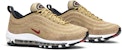 Kasut Wanita Swarovski x Nike Air Max 97 LX 'Emas Metalik' 927508-700