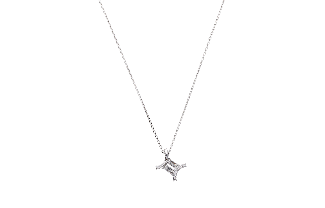 (Women) Swarovski Zodiac Gemini Necklace Silver for Women with Mixed Metal Finish. 5563893 圖 3