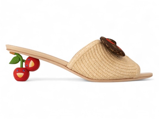 (Women) Takashi Murakami x Louis Vuitton Cherie Mule Raffia 1AHLSJ Buy (Women) Takashi Murakami x Louis Vuitton Cherie Mule Raffia 1AHLSJ