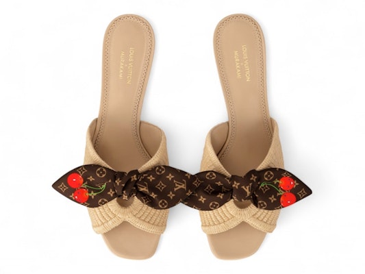 (Women) Takashi Murakami x Louis Vuitton Cherie Mule Raffia 1AHLSJ Lookbook (Women) Takashi Murakami x Louis Vuitton Cherie Mule Raffia 1AHLSJ