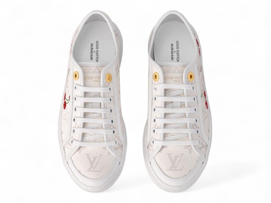 (Women) Takashi Murakami x Louis Vuitton Cherry LV Lagoon Sneaker White 1AHKYU Lookbook (Women) Takashi Murakami x Louis Vuitton Cherry LV Lagoon Sneaker White 1AHKYU