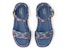 (Women) Takashi Murakami x Louis Vuitton Cherry Maya Platform Sandal Denim 1AHNYD