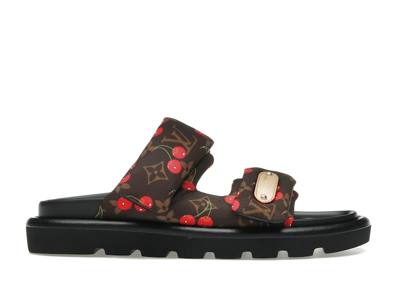 Buy (W) Takashi Murakami x Louis Vuitton Sandal Cherry Coklat Monogram Pillow Comfort 1AHME4