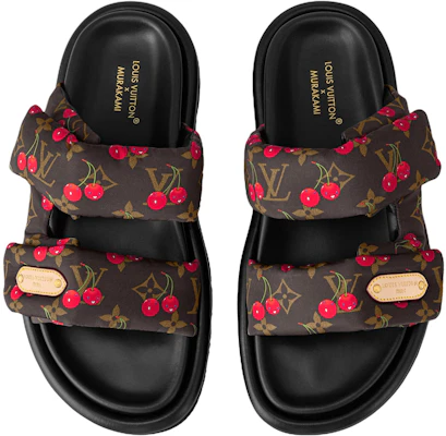 (W) Takashi Murakami x Louis Vuitton Mule Confort Cerise Monogram Marron 1AHME4 Purchase (W) Takashi Murakami x Louis Vuitton Mule Confort Cerise Monogram Marron 1AHME4