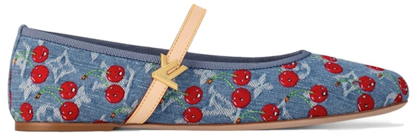 (Women) Takashi Murakami x Louis Vuitton Romy Flat Ballerina Denim 1AHKOV/1AHKOM (Women) Takashi Murakami x Louis Vuitton Romy Flat Ballerina Denim 1AHKOV/1AHKOM