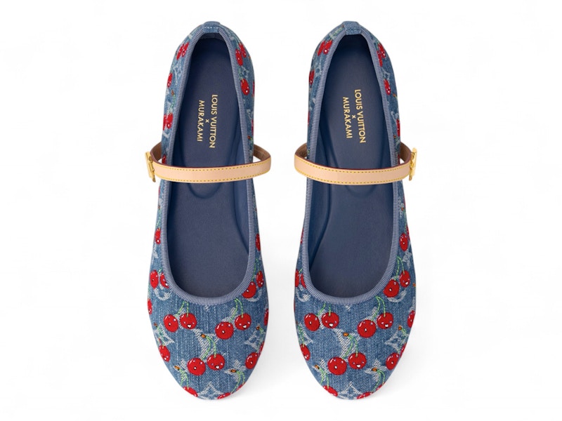 Lookbook (W) 村上隆 x 路易威登 Romy 平底芭蕾鞋 牛仔布 1AHKOV