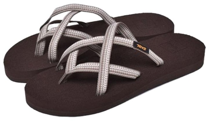 (Women) TEVA Comfort Slide Sandal 'White Brown' 6840-02 Shop (Women) TEVA Comfort Slide Sandal 'White Brown' 6840-02