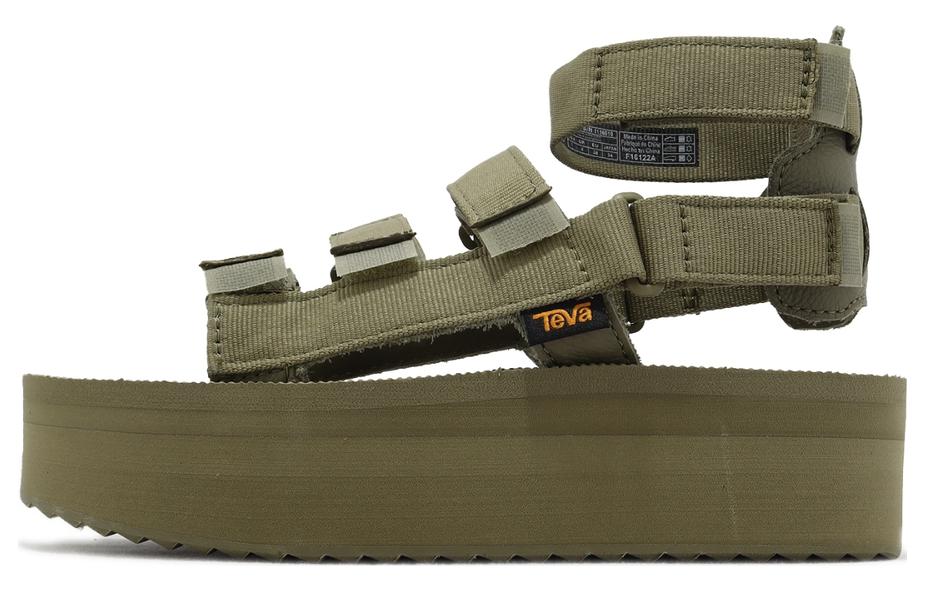 (Women) TEVA Flatform Mevia 'Comfortable Versatile Green' 1116810-ALOE
