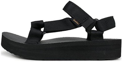 (Women) TEVA Sandal 'Comfort Round Toe Black' SNEAKTEVA1090969 (Women) TEVA Sandal 'Comfort Round Toe Black' SNEAKTEVA1090969