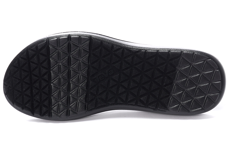 Sizing (W) TEVA Voya Infinity 黑色交叉带凉鞋 1019622-BLK