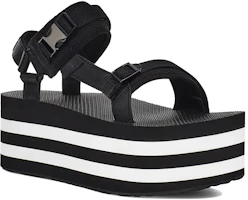 Lookbook (Women) TEVA x X-Girl Flatform Luxe Elevated 'Black White' 1117256-BKW