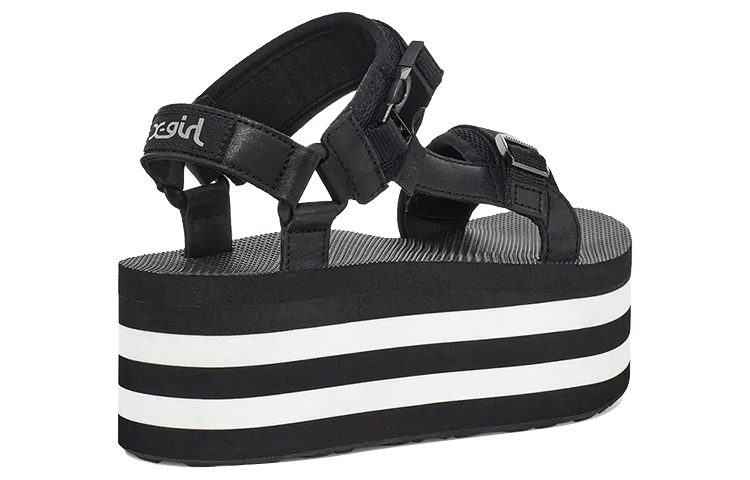 Shop (W) TEVA x X-Girl 增高奢华厚底鞋 '黑白' 1117256-BKW