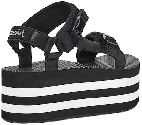 (W) TEVA x X-Girl 增高奢华厚底鞋 '黑白' 1117256-BKW Shop (W) TEVA x X-Girl 增高奢华厚底鞋 '黑白' 1117256-BKW
