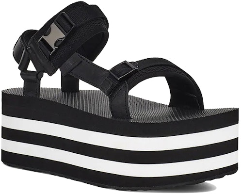 (Women) TEVA x X-Girl Flatform Luxe Elevated 'Black White' 1117256-BKW Lookbook (Women) TEVA x X-Girl Flatform Luxe Elevated 'Black White' 1117256-BKW