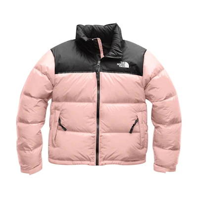 (Women) TNF 1996 Colorblock Puffer Jacket Pink Winter Hooded Coat NF0A3JQR-3YM