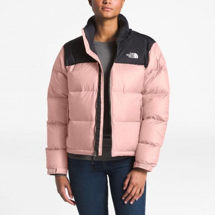 Lookbook (W) The North Face 1996 拼色羽絨外套 粉色冬季連帽大衣 NF0A3JQR-3YM