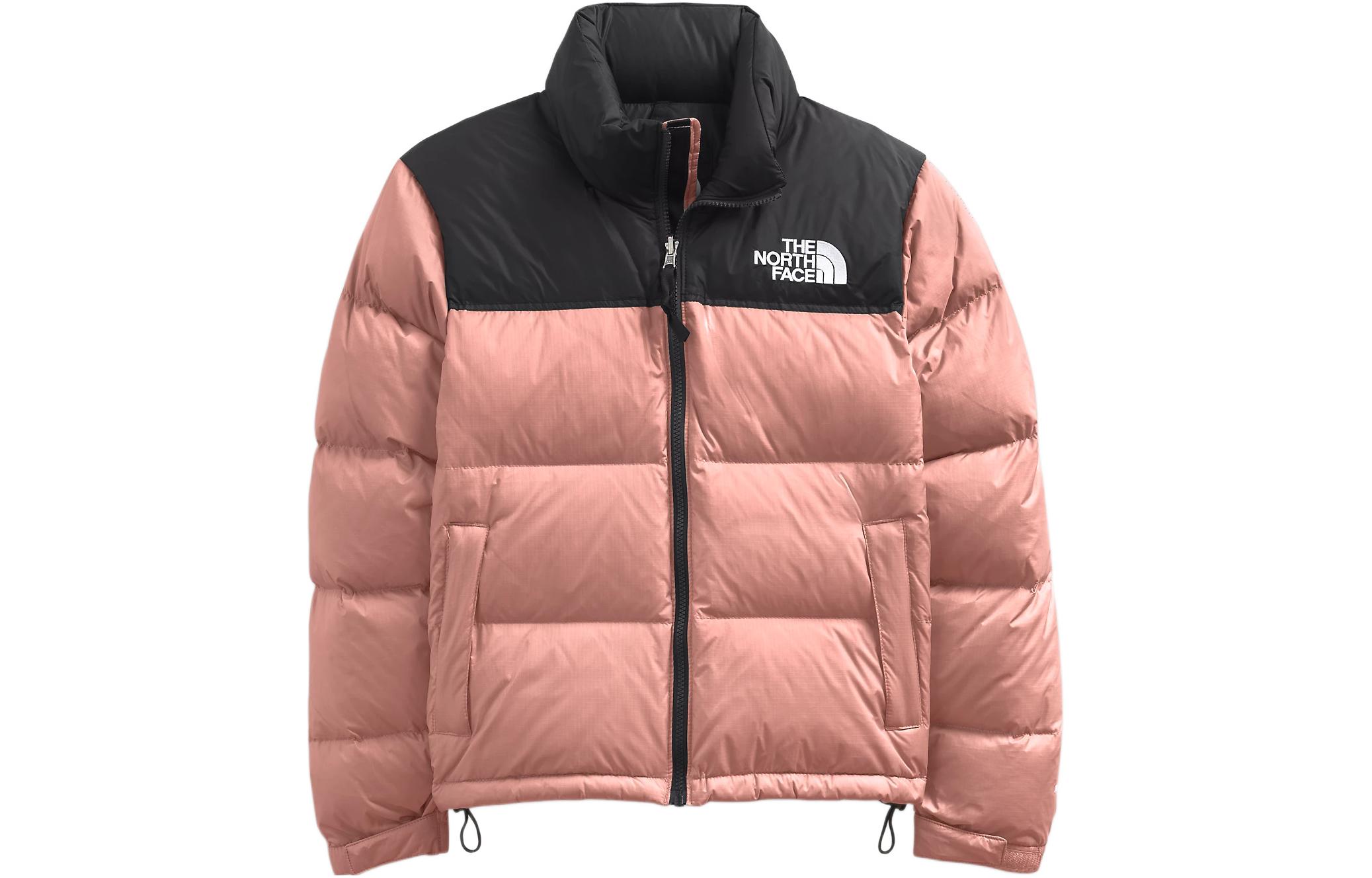 (Women) TNF 1996 FW22 Colorblock Logo Embroidered Puffer Jacket Pink NF0A3XEO-HCZ