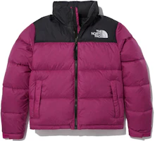 (Women) The North Face 1996 Hooded Puffer Down Jacket Dark Red NJ1DN95B (Women) The North Face 1996 Hooded Puffer Down Jacket Dark Red NJ1DN95B