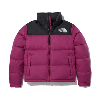 (Women) TNF 1996 Hooded Puffer Down Jacket Dark Red NJ1DN95B