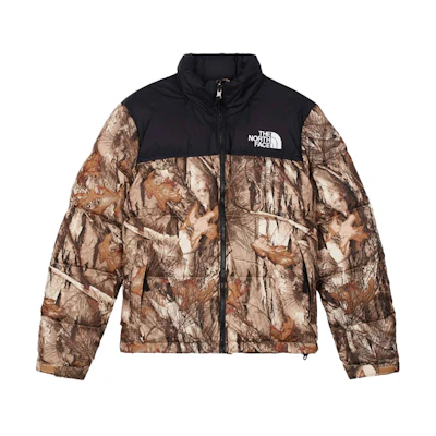 (Women) TNF 1996 Leaf Print Down Jacket in Brown NF0A3XEO-047