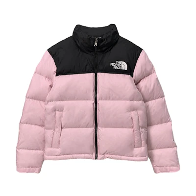 (Women) TNF 1996 Logo Embroidered Colorblock Puffer Jacket Pink NF0A3XEO-6R0