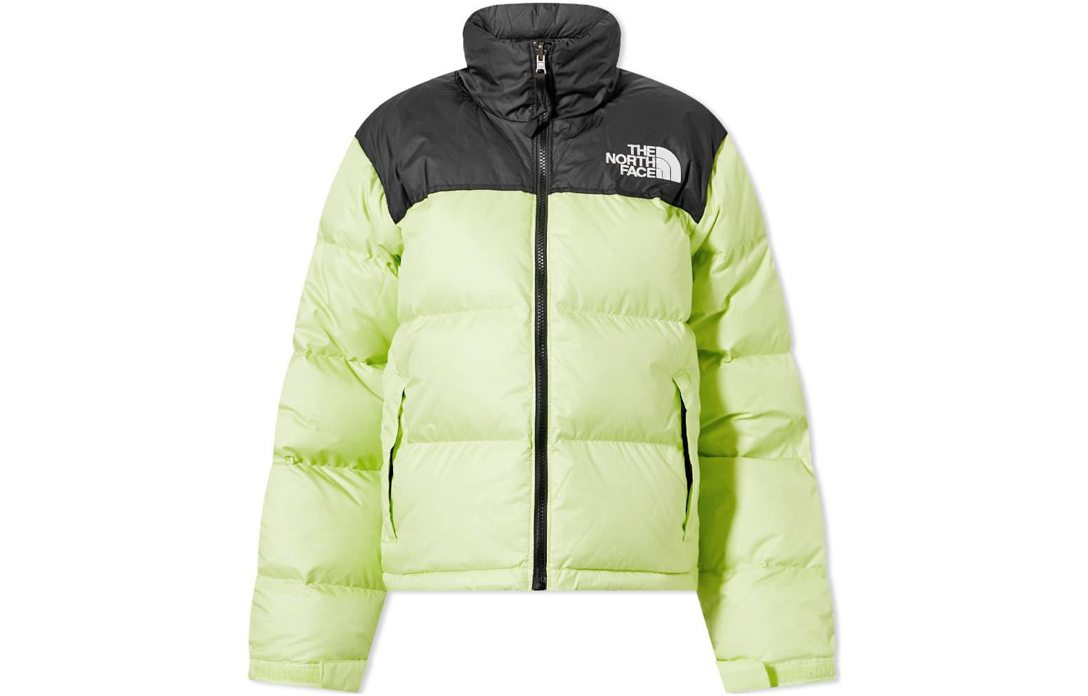 (Women) TNF 1996 Logo Patch Down Jacket Green NF0A3XEOHDD