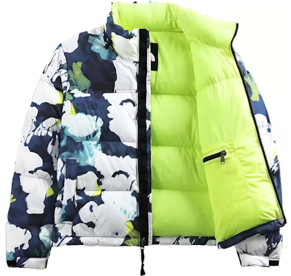 (Women) The North Face 1996 Nuptse Colorblock Logo Puffer Jacket Blue/White NF0A3XEO-IAW Buy (Women) The North Face 1996 Nuptse Colorblock Logo Puffer Jacket Blue/White NF0A3XEO-IAW