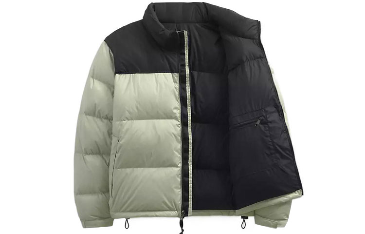 (Women) TNF 1996 Nuptse Logo Down Jacket Olive Green NF0A7QLW-3X3